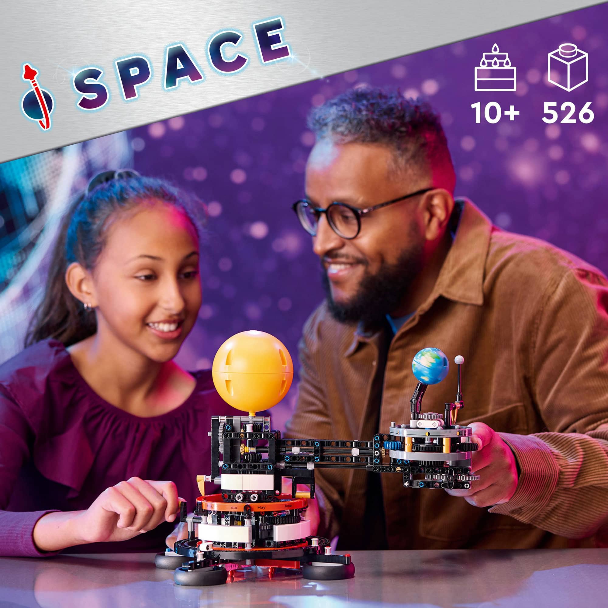 LEGO® Technic™ Planet Earth and Moon in Orbit 42179
